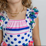 girls short set; floral shot set; polka dot short set for girls