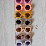 Sunnies; sunglasses for little girls, sunglasses for girls, flower sungalsses