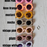 Sunnies; sunglasses for little girls, sunglasses for girls, flower sungalsses